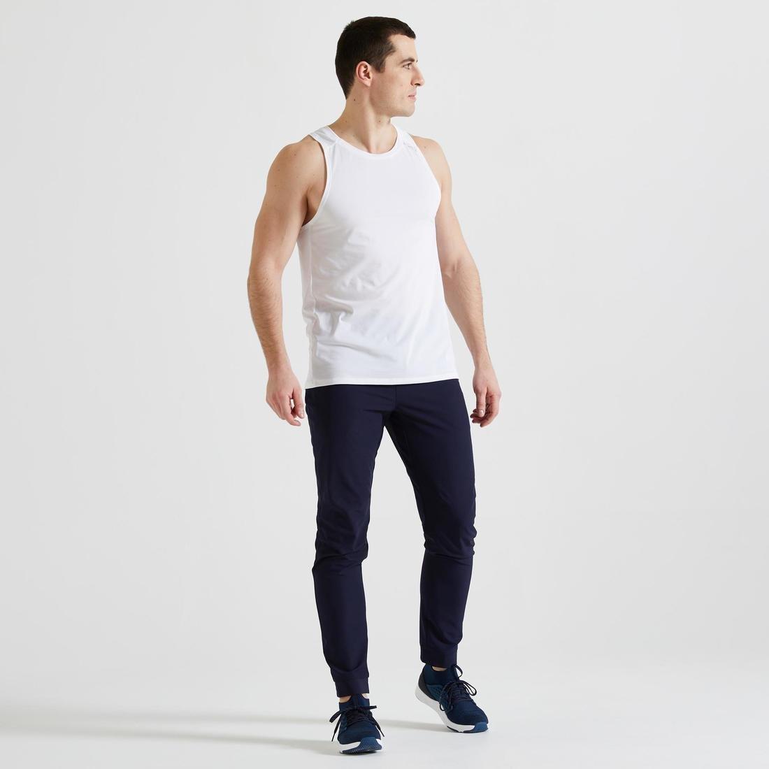 W34 L34  Slim-Fit Fitness Bottoms - Dark Grey, Asphalt Blue, , large image number 13