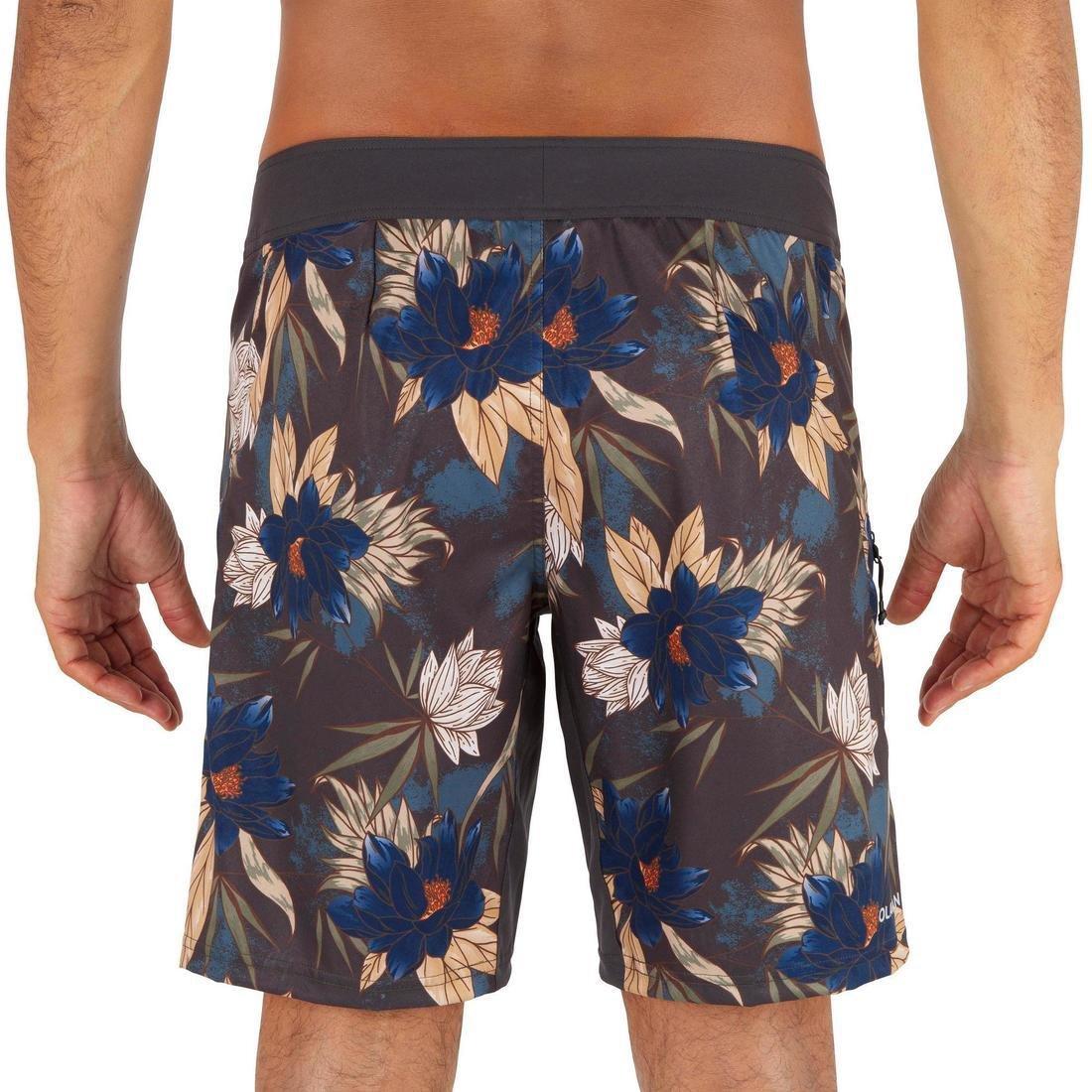 S-M  Surfing Standard Boardshorts 500 Gradient, Khaki, , large image number 2
