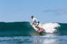OLAIAN - Medium  Surfing Standard Boardshorts 500 Gradient, Petrol Blue