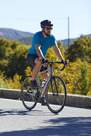 TRIBAN - قميص قصير الأكمام لركوب الدراجات على الطرق للرجال، أزرق مخضر، مقاس XL