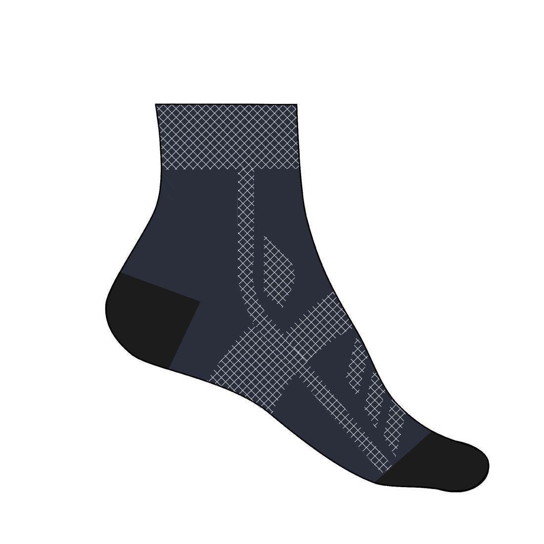 EU 43-46  RoadR 500 Cycling Socks, Navy Blue, , large image number 1