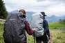 FORCLAZ - Trekking Reinforced Rain Cover For Backpack - 40/60L, Burnt Orange
