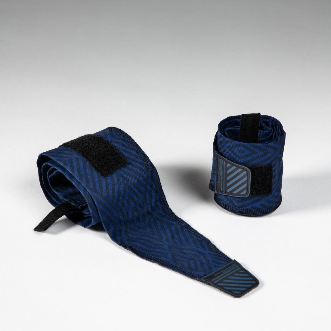 Cross Training Wrist Wraps, Navy Blue, , large image number 0