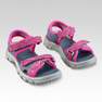 QUECHUA - EU 26-27  Kids' Walking Sandals - Jr Sizes 7 To 12.5 - Blue Grey