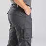 FORCLAZ - Extra Large  Men's Trekking Trousers - Travel 100, Carbon Grey