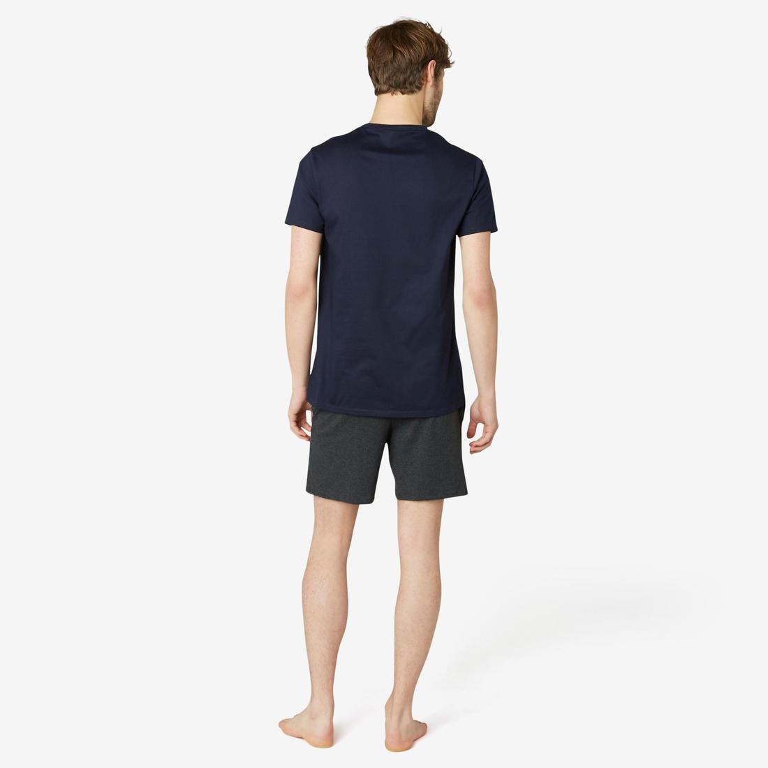 XL  Fitness Pure Cotton T-Shirt Sportee, Black, , large image number 8