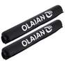OLAIAN - Straight  2 Foam and Fabric Bar Pads For Classic Roof Racks, Black