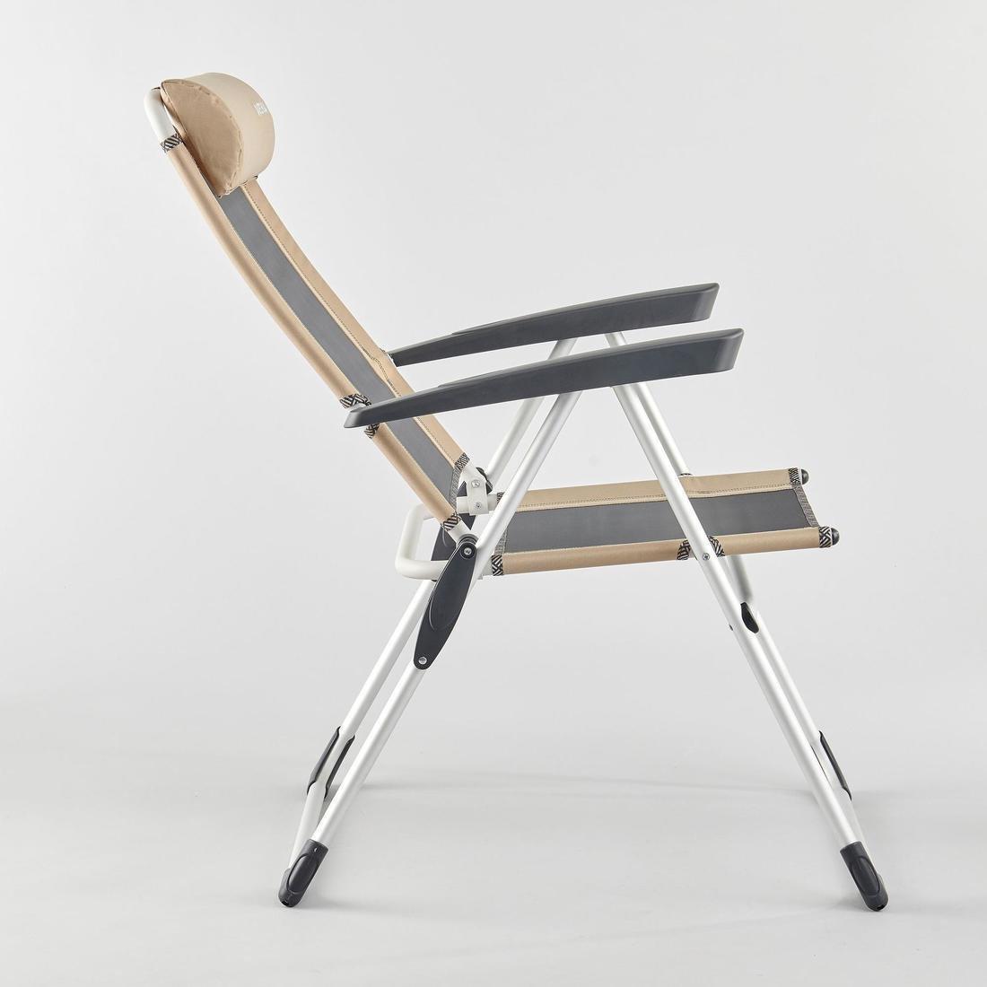 Extremely Comfortable Folding Camping Chair, Beige, , large image number 3