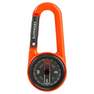 DECATHLON - Compact 50 Snap-Hook Orienteering Compass, Blood Orange