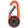 DECATHLON - Compact 50 Snap-Hook Orienteering Compass, Blood Orange