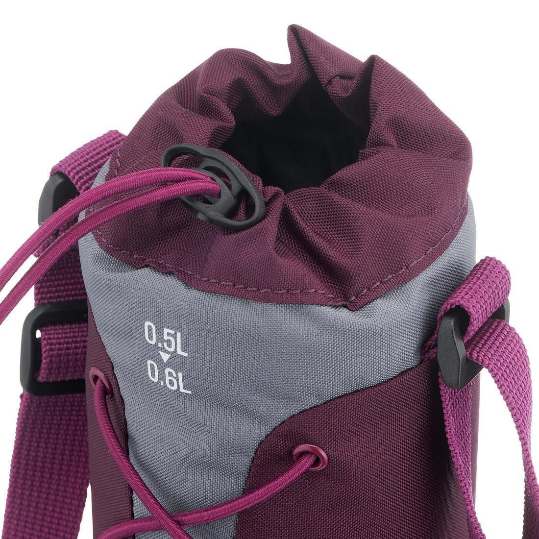 Insulated Cover For Hiking Flask, 0.5-0.6 Litres, Graphite, , large image number 4