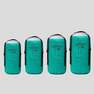 FORCLAZ - حقيبة نوم مبطنة قابلة للطي، أخضر داكن، مقاس XL