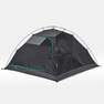 QUECHUA - Camping Tent MH100 Fresh and Black - 3 Person, Iced Coffee