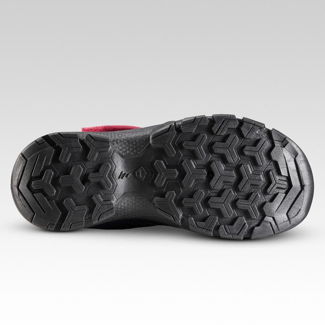 Kids Girls Hiking Shoes With Rip-Tab Mh100, Pink, , large image number 2