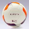 KIPSTA - 5 كرة قدم هايبرد ف.100، برتقالي دموي، مقاس 5