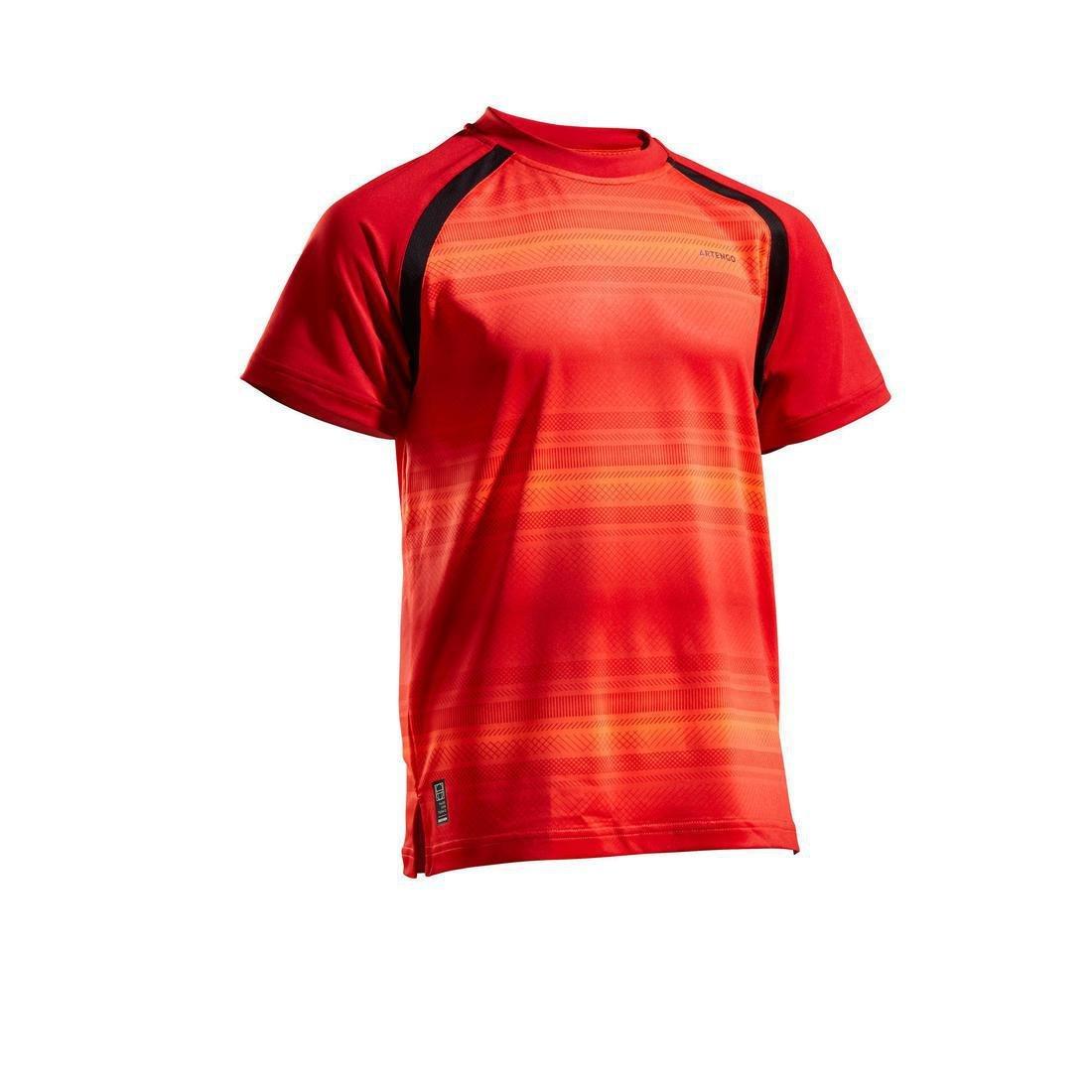 6-7Y  500 Kids' T-Shirt, Fluo Blood Orange, , large image number 0
