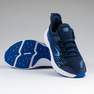 KALENJI - حذاء بأربطة للأطفال للجري أ.ت فليكس ر.ن - أزرق فاتح وداكن، مقاس 35 أوروبي