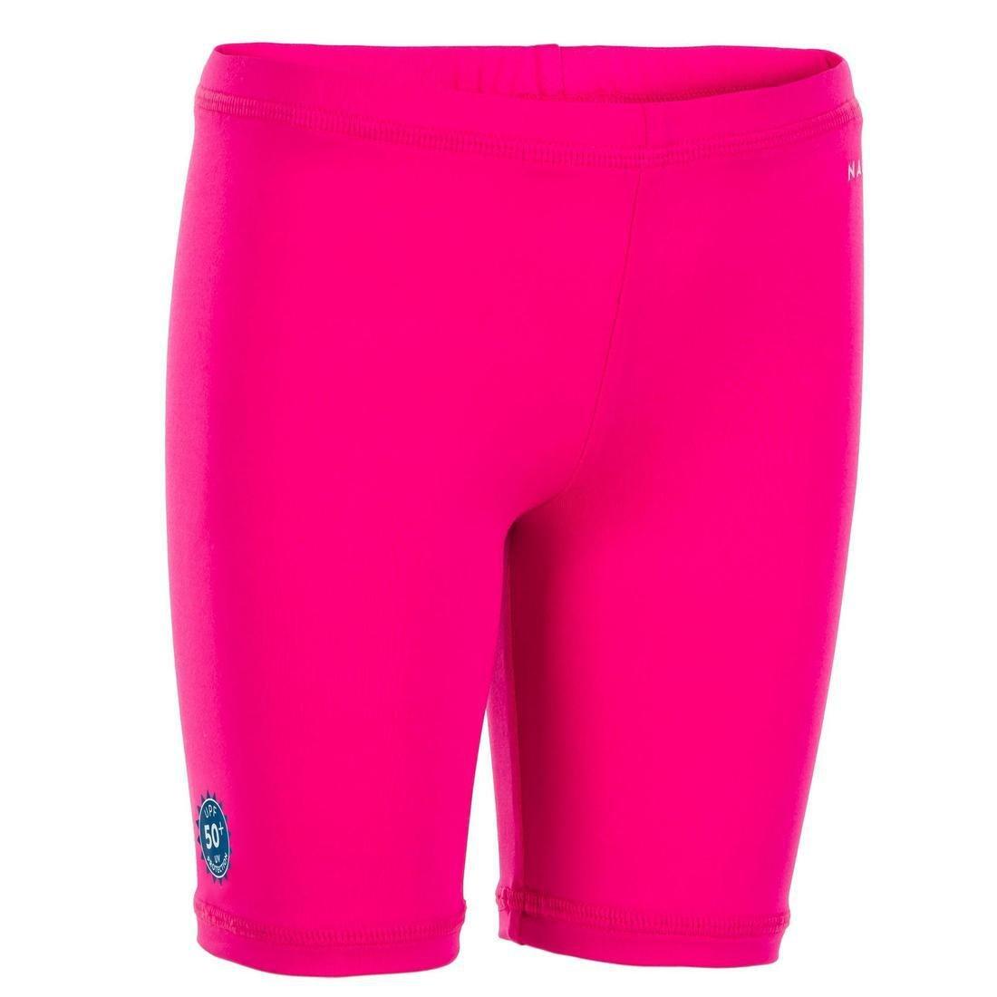 3-4Y Baby / Kids' UV-Protection Short Swimsuit Bottoms, Magenta, , large image number 0