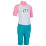 NABAIJI - 3-4Y Baby / Kids' Short-sleeve UV-protection Swimming Suit Print, Petrol Blue