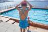 NABAIJI - 5-6 Years 1-Piece Swimming Skirt Swimsuit Lila All Omi, Navy Blue
