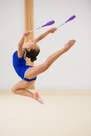 DOMYOS - Rhythmic Gymnastics Clubs 42Cm, Purple