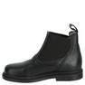 FOUGANZA - حذاء جلدي كلاسيكي للأطفال لركوب الخيل- أسود، مقاس 34 أوروبي