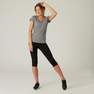 NYAMBA - 2XS  Slim Fit Stretch Cotton Fitness T-Shirt, Grey
