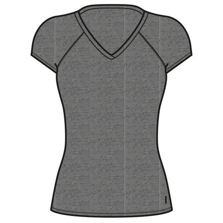 NYAMBA - Medium  Slim Fit Stretch Cotton Fitness T-Shirt, Grey
