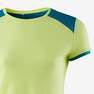 DOMYOS - 10-11Y Girls' Breathable Short-Sleeved Gym T-Shirt 500 - Neon, Fluo Peach