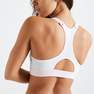 DOMYOS - Small  Large High-Support Fitness Bra 920, White