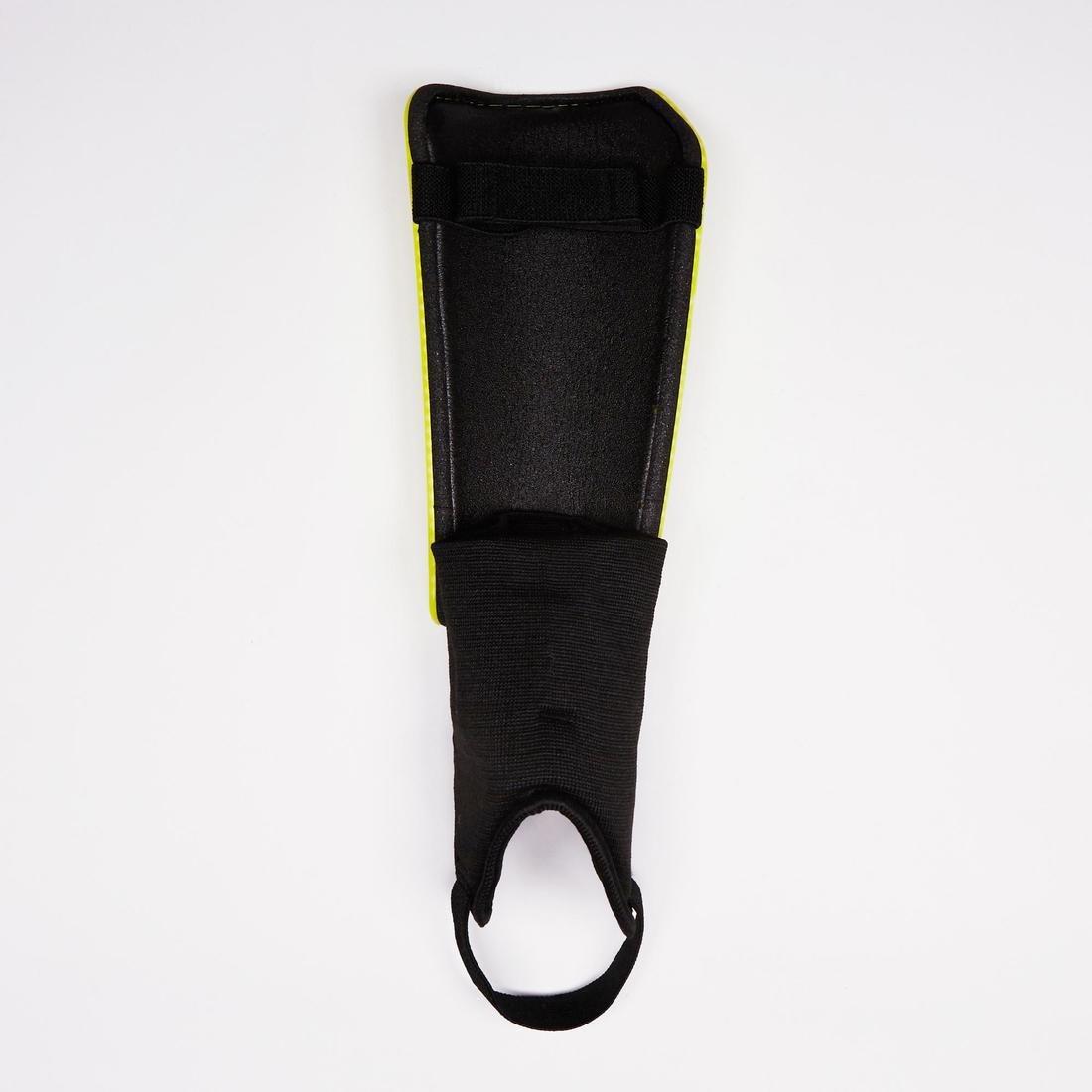Kids Football Shin Pads F140, Black, , large image number 14