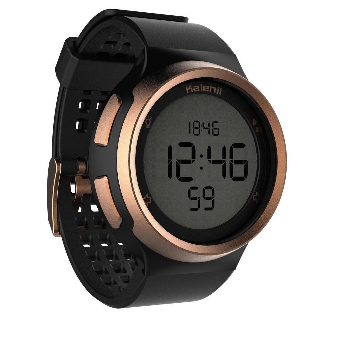 Mens Rnning Stopwatch Reverse Screen, Black, , large image number 0