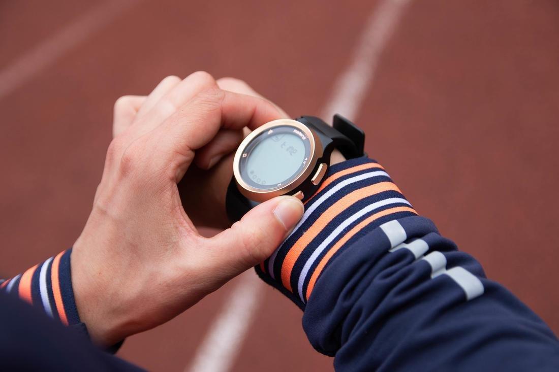 Mens Rnning Stopwatch Reverse Screen, Black, , large image number 11
