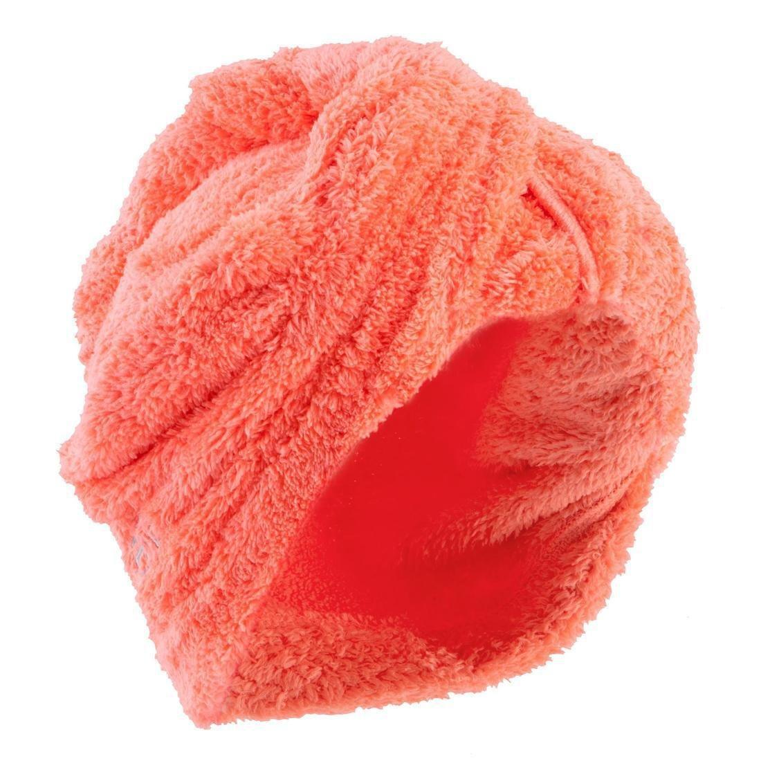 Swimming Soft Microfibre Hair Towel, Fluo Pale Peach, , large image number 5
