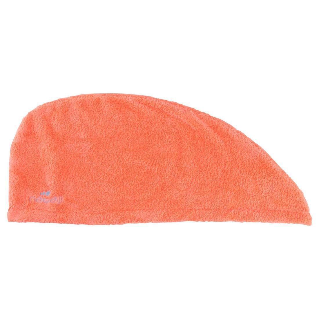 Swimming Soft Microfibre Hair Towel, Fluo Pale Peach, , large image number 7