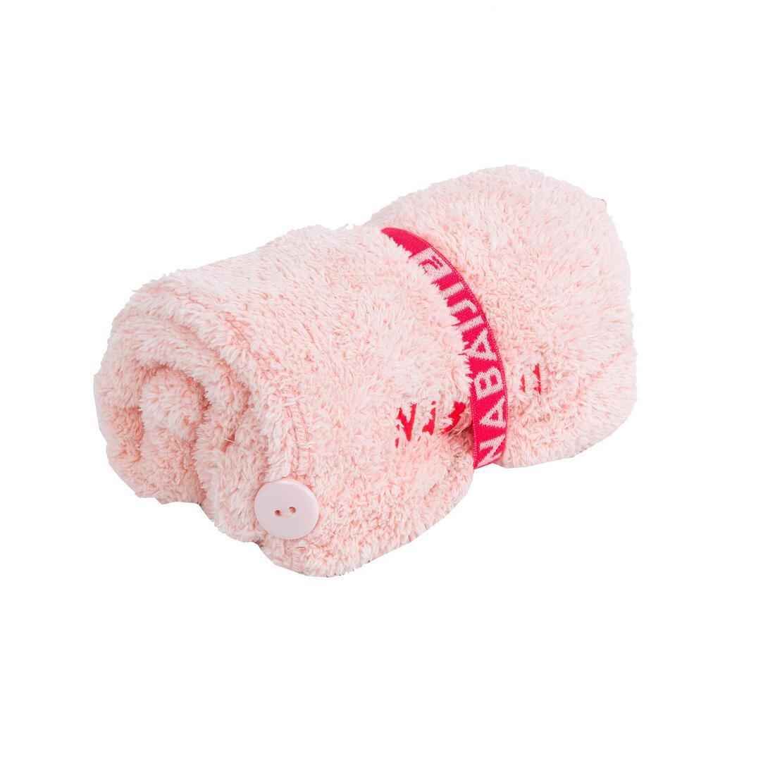 Swimming Soft Microfibre Hair Towel, Fluo Pale Peach, , large image number 11