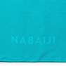 NABAIJI - فوطة سباحة من الألياف الدقيقة، مخطط، أخضر، مقاس L بطول 80 × 130 سم