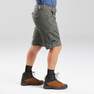 FORCLAZ - Small  Men's Travel Trekking Cargo Shorts - TRAVEL 100, Brown