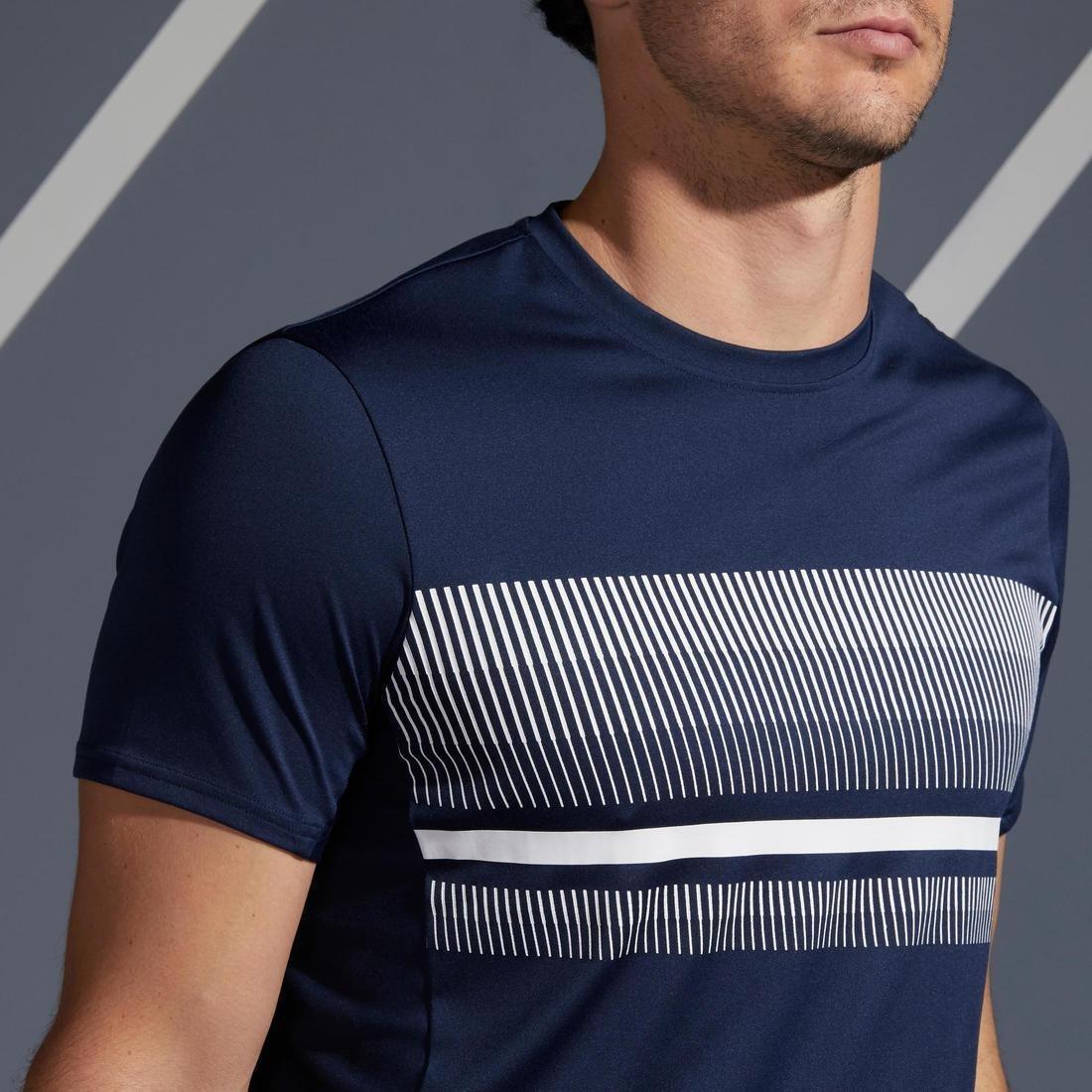 Large  Men's Tennis T-Shirt TTS100, Snow White, , large image number 12
