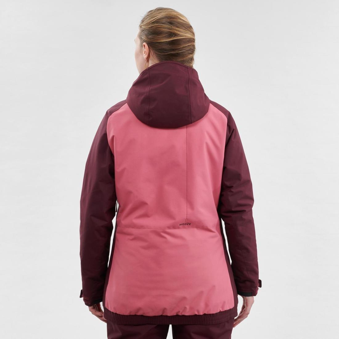 جاكيت التزلج على الجليد للسيدات، لون الشوكولاتة الداكنة، مقاس XL, No Color, large image number 2