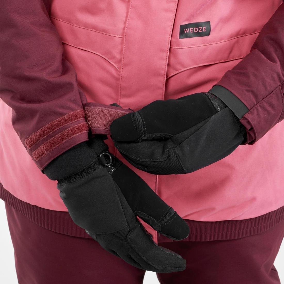 جاكيت التزلج على الجليد للسيدات، لون الشوكولاتة الداكنة، مقاس XL, No Color, large image number 6