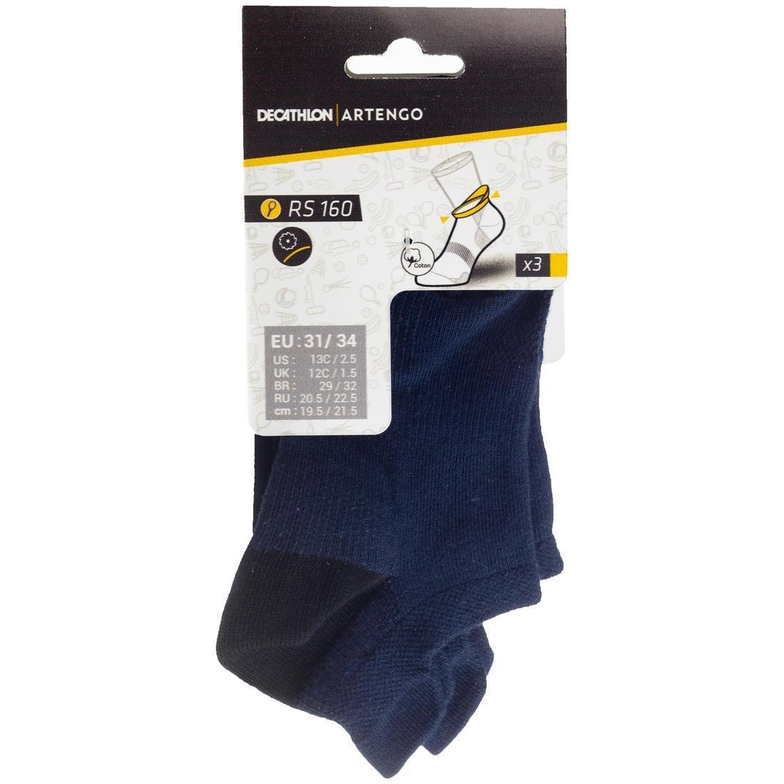 EU 31-34  RS 160 Low-Cut Sports Socks Tri-Pack, Navy Blue, , large image number 14