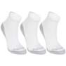 ARTENGO - EU 27-30 Rs 500 Kids' Mid-Cut Sports Socks Tri-Pack, Black