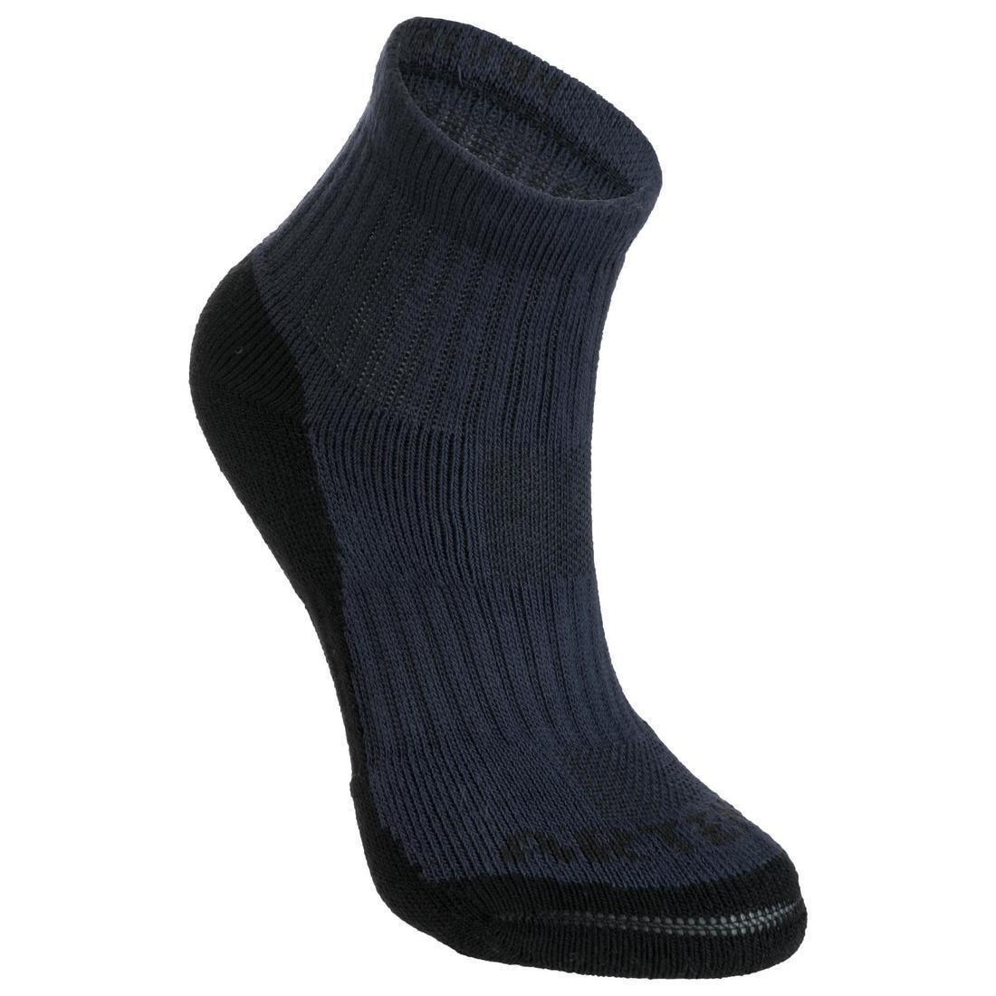Kids Rs 500 Kids Mid-Cut Sports Socks Tri-Pack, Black, , large image number 9