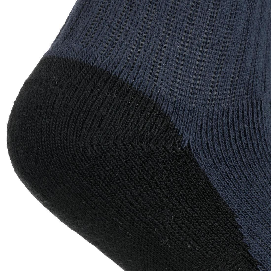 Kids Rs 500 Kids Mid-Cut Sports Socks Tri-Pack, Black, , large image number 13