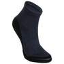 ARTENGO - EU 35-38  Rs 500 Kids' Mid-Cut Sports Socks Tri-Pack, Black