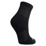ARTENGO - EU 35-38  Rs 500 Kids' Mid-Cut Sports Socks Tri-Pack, Black