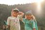 QUECHUA - Kids' Outdoor Headband, Pink