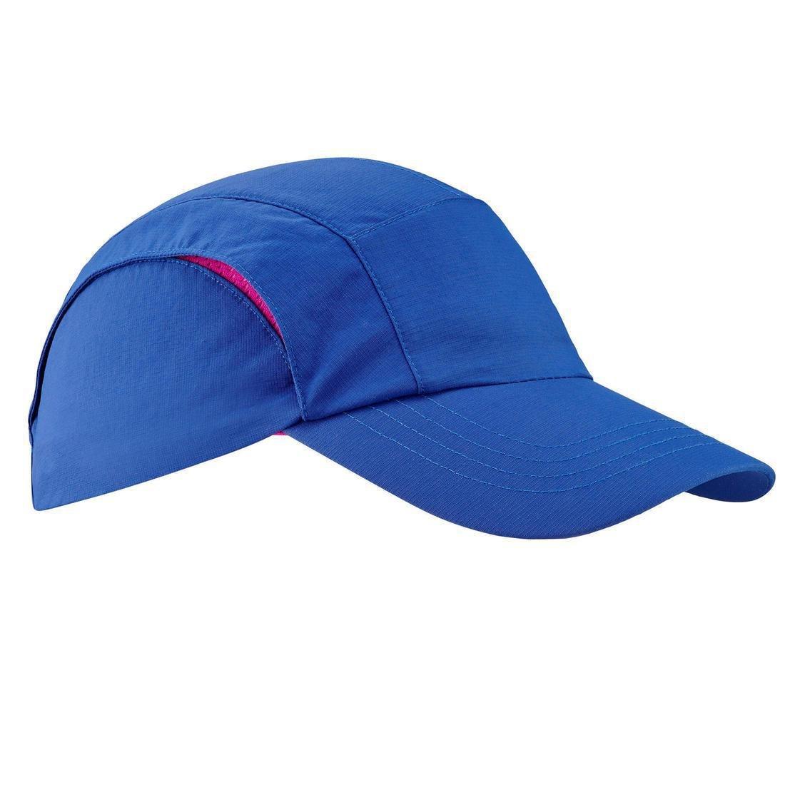 Kids Hiking Cap Mh500, Blue, , large image number 0