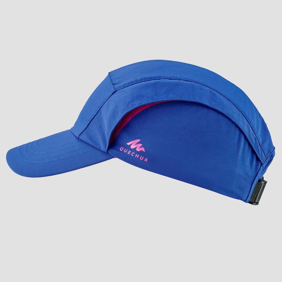 Kids Hiking Cap Mh500, Blue, , large image number 1
